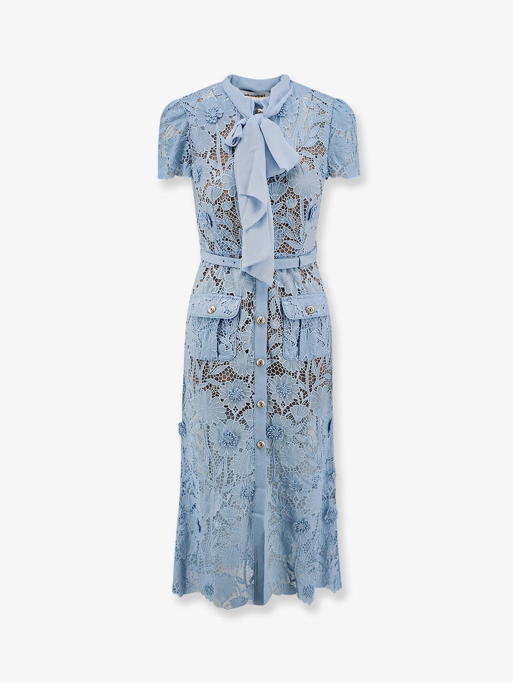 Self Portrait Women Lace Dress With Belt