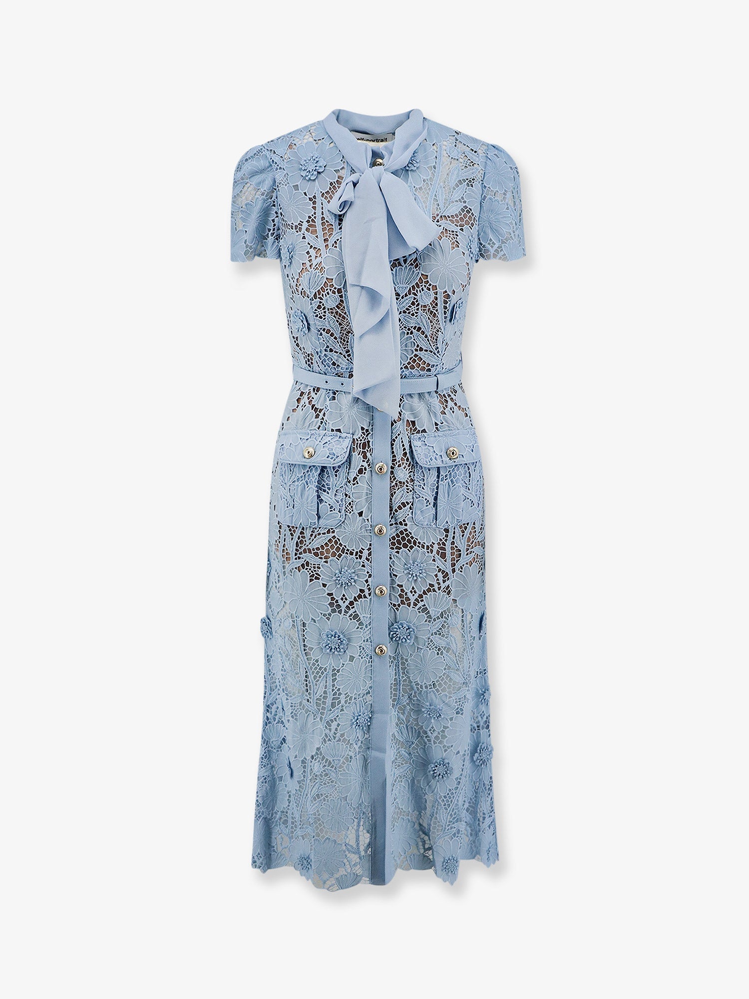 Self Portrait Women Lace Dress With Belt