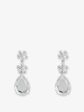 Self Portrait Women Crystal Flower Tiered Earrings