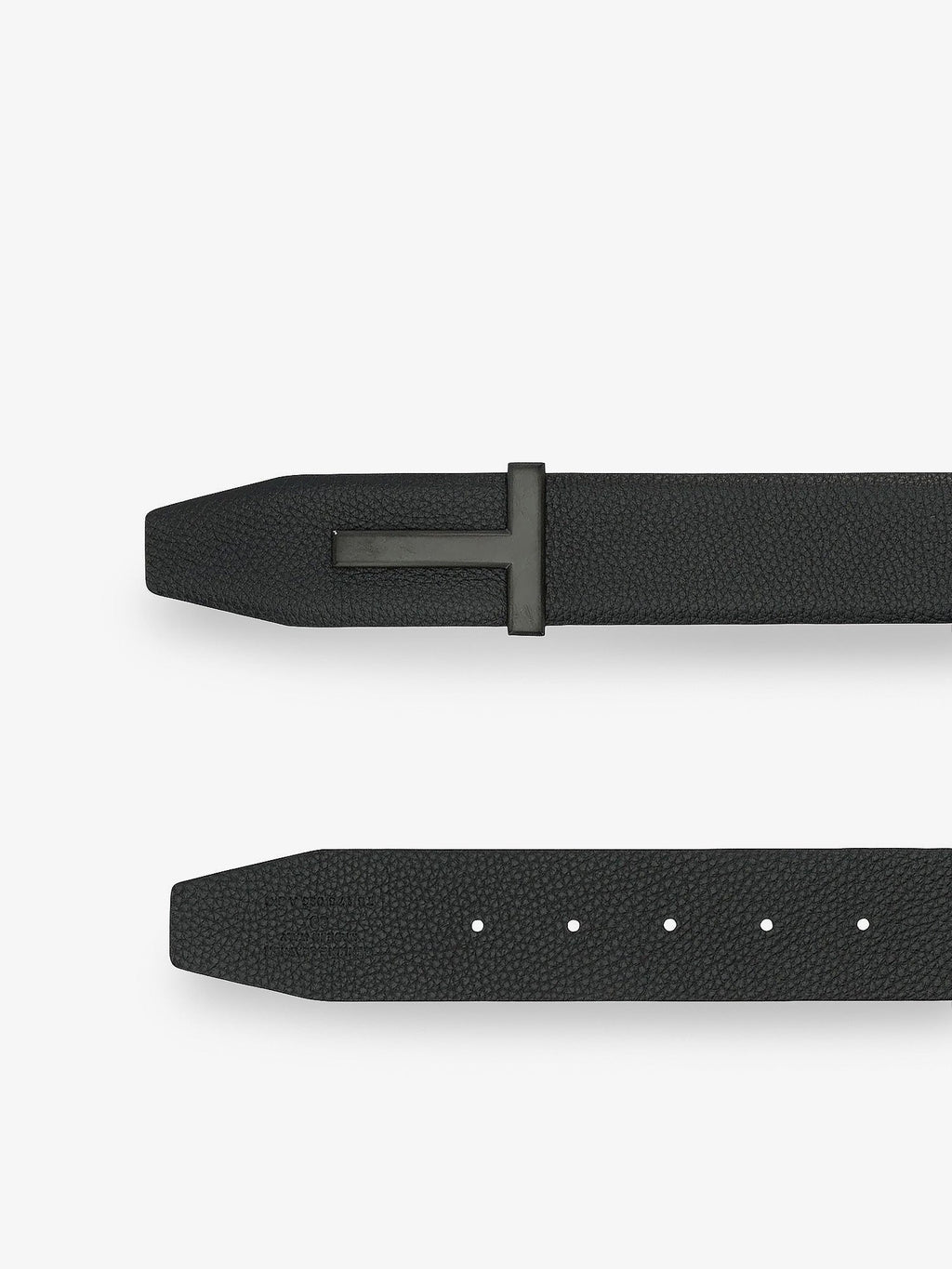 Tom Ford Men Hammered Leather Belt