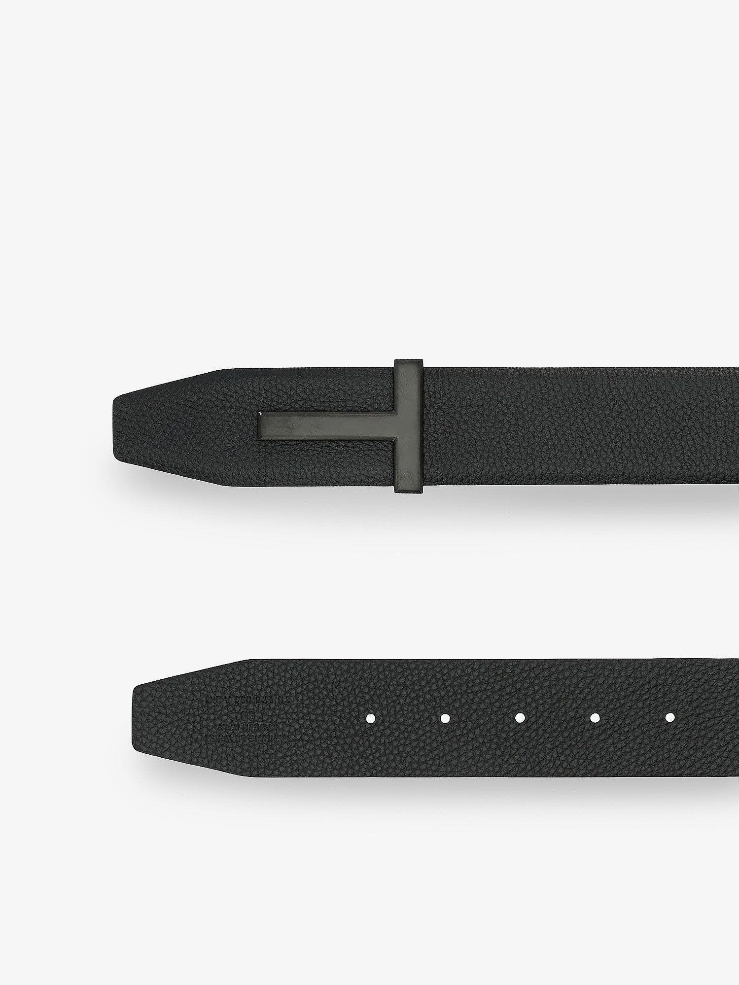 Tom Ford Men Hammered Leather Belt