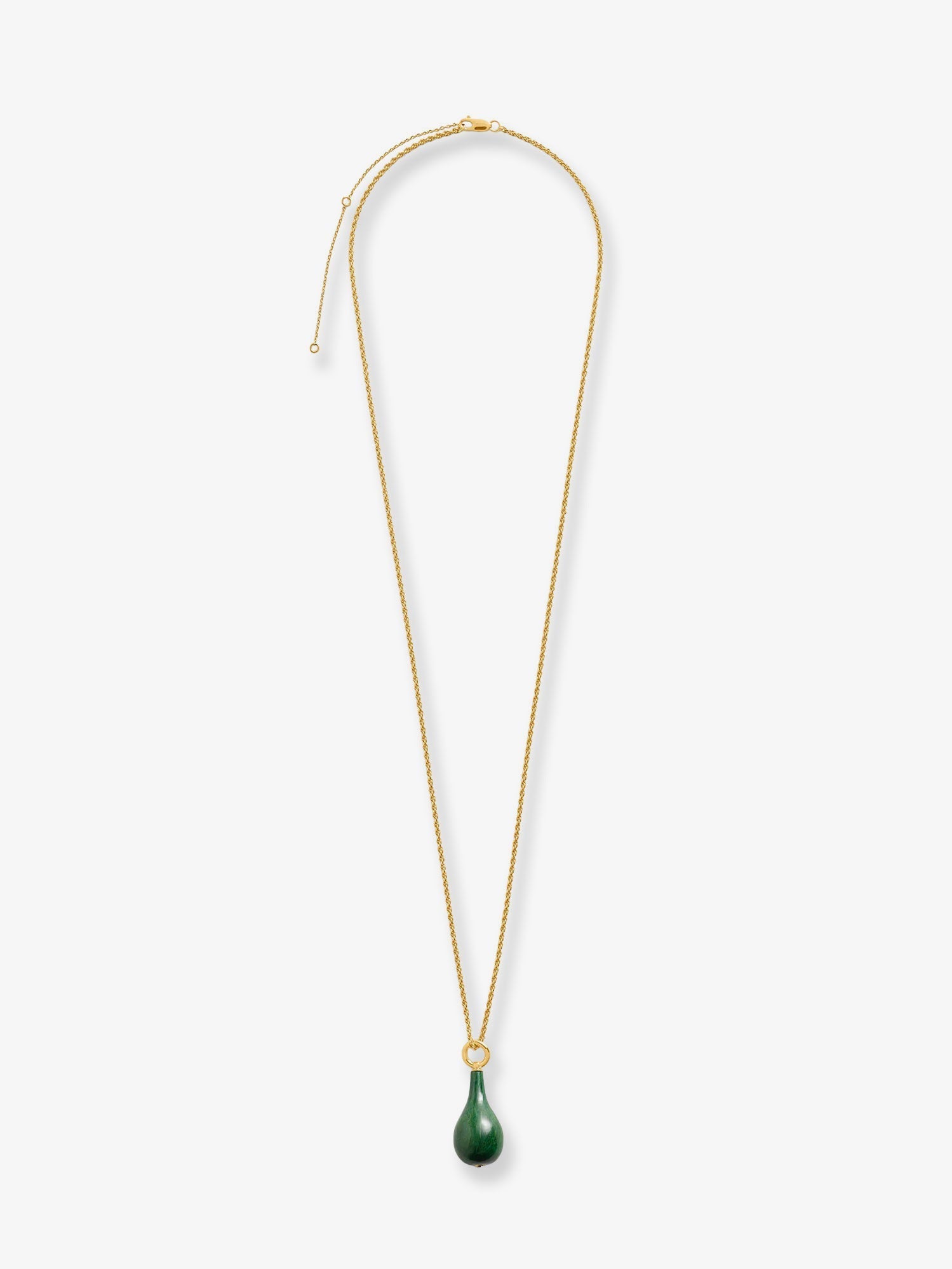 Toteme Women Medium Jade Drop Necklace