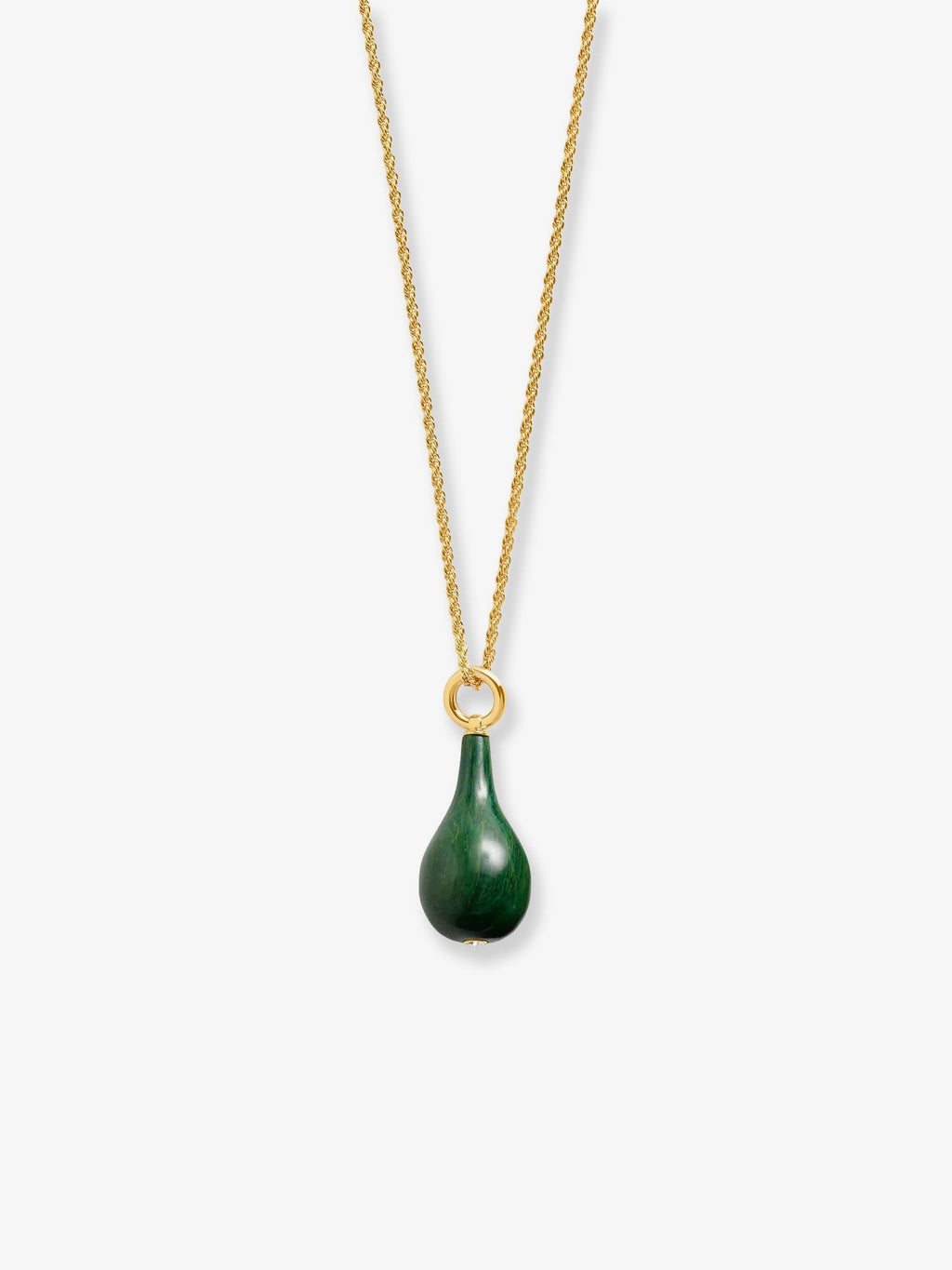Toteme Women Medium Jade Drop Necklace