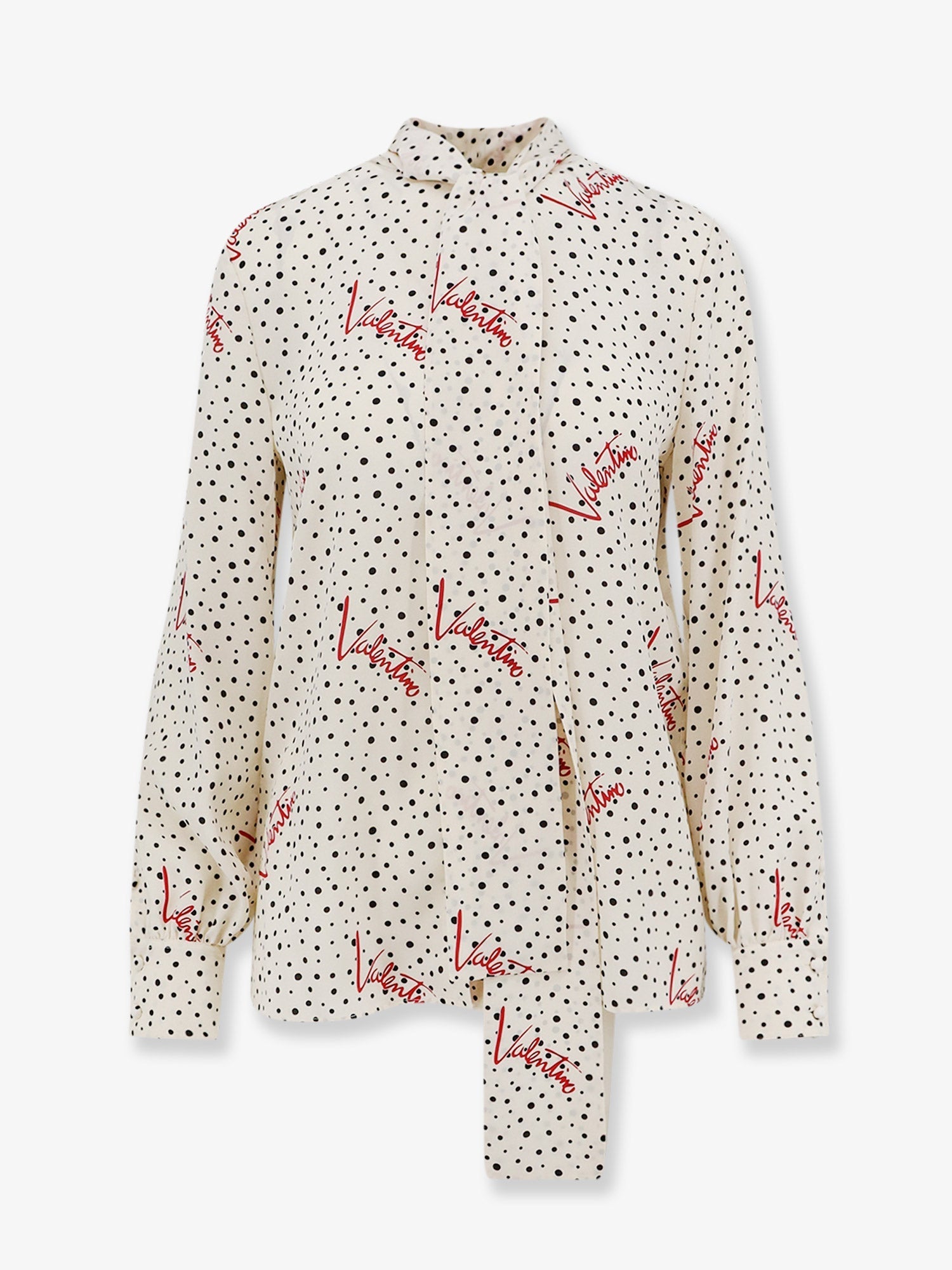 Valentino Women Bollicine Plusdepois Crepe De Chine Shirt