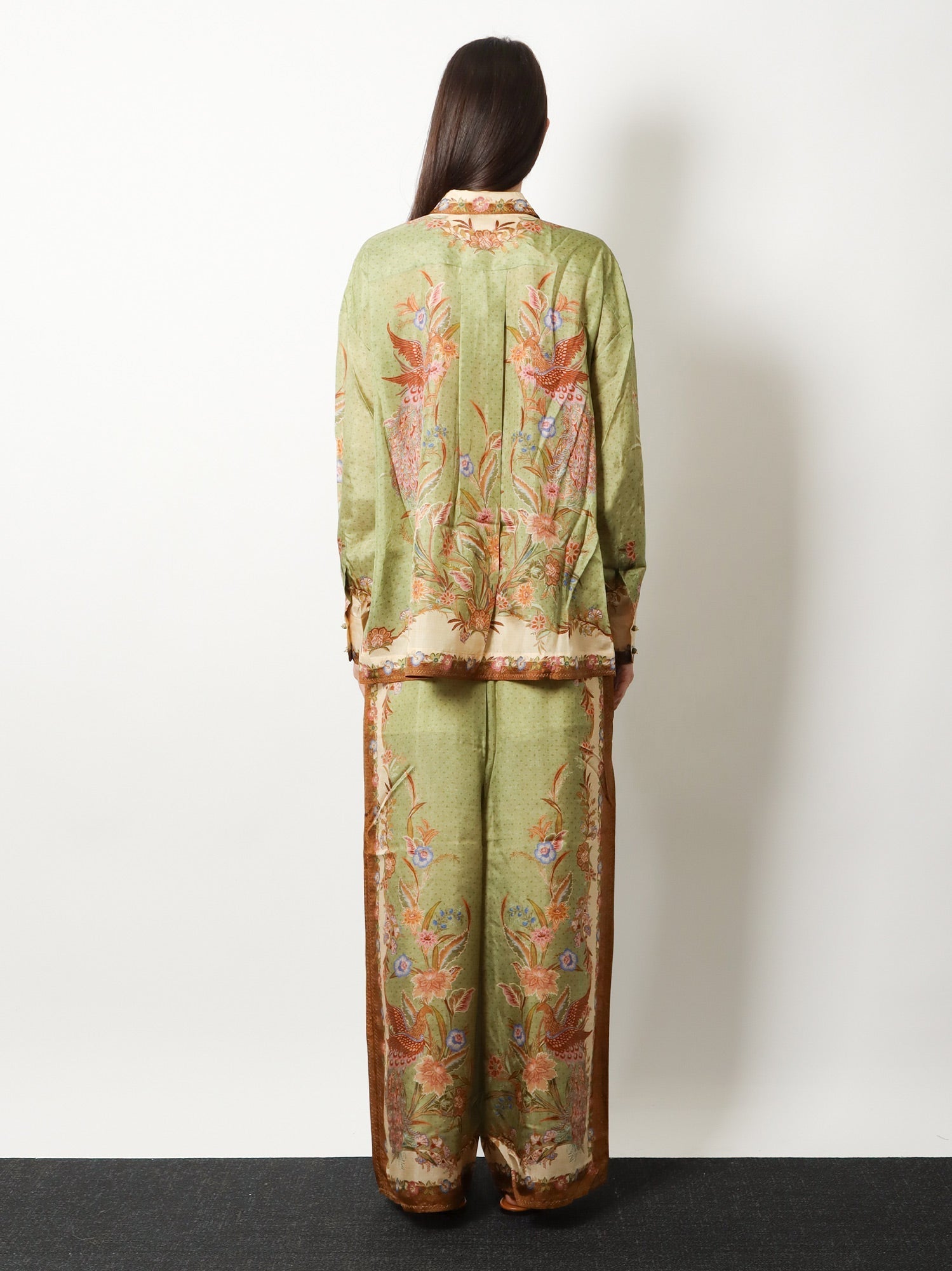 Zimmermann Women Indra Silk Trousers