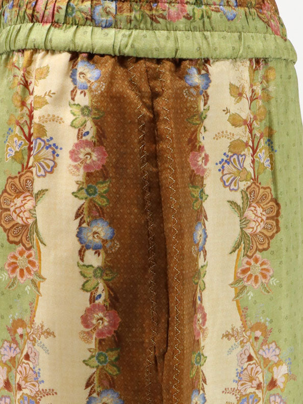 Zimmermann Women Indra Silk Trousers