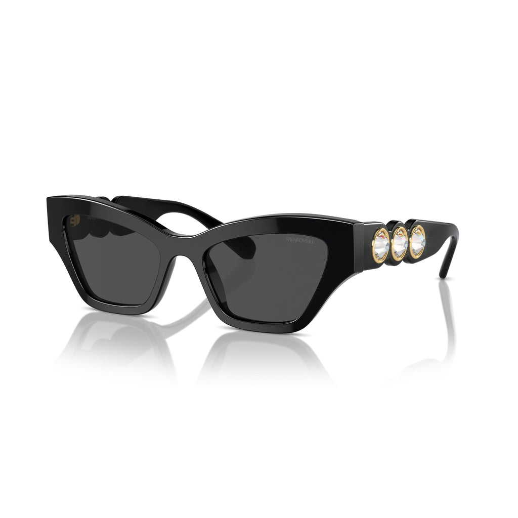 0Sk6021 Cat-Eye Sunglasses with Crystal Embellishments