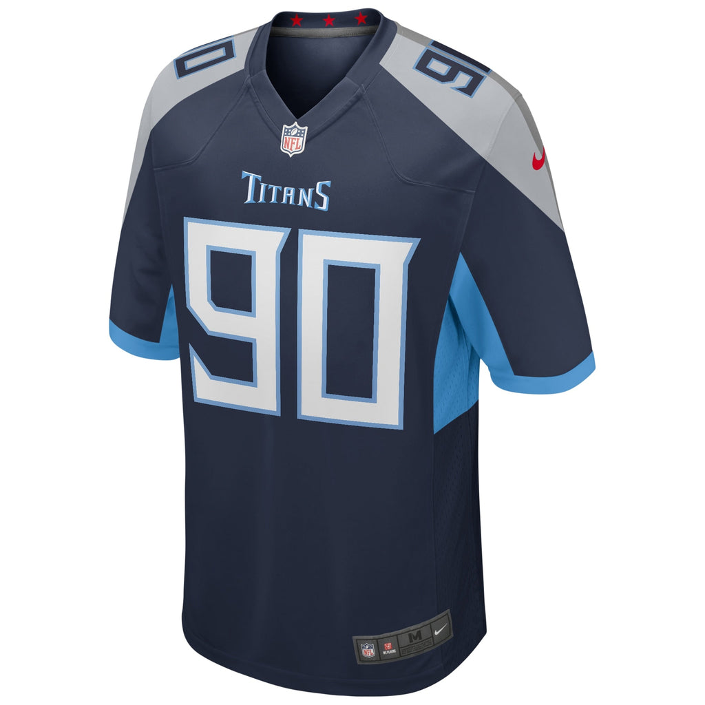 Tennessee Titans Jevon Kearse Navy Game Retired Player Jersey