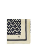 Valentino Garavani Women Toute La V Silk Scarf