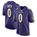 Baltimore Ravens Roquan Smith Purple Team Game Jersey