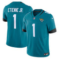 Jacksonville Jaguars Travis Etienne Teal Vapor F.U.S.E. Limited Jersey