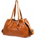 Women's Genuine Leather Tote Bag In Tan