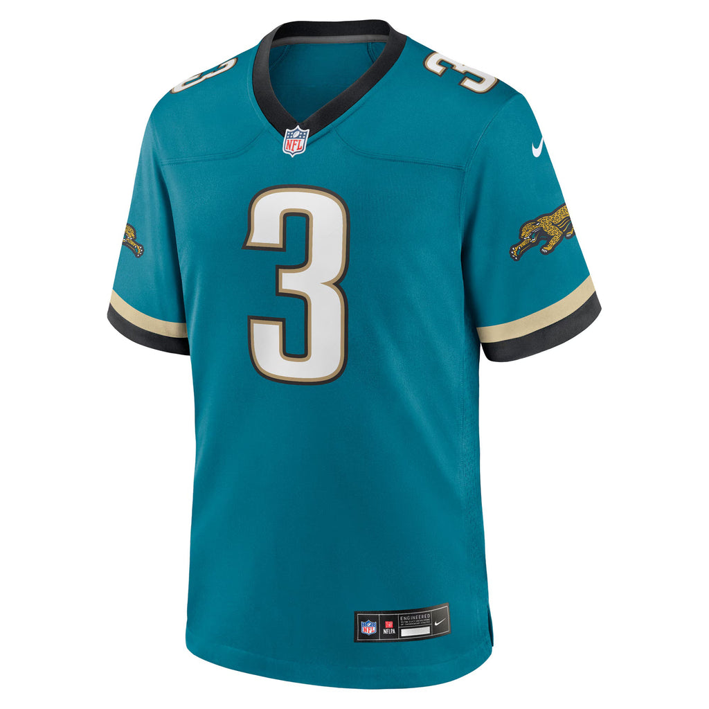 Jacksonville Jaguars Jakobi Meyers Teal Alternate 2 Prowler Throwback Game Jersey