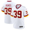 Washington Commanders Jeremy Reaves White Game Super Bowl Era Jersey