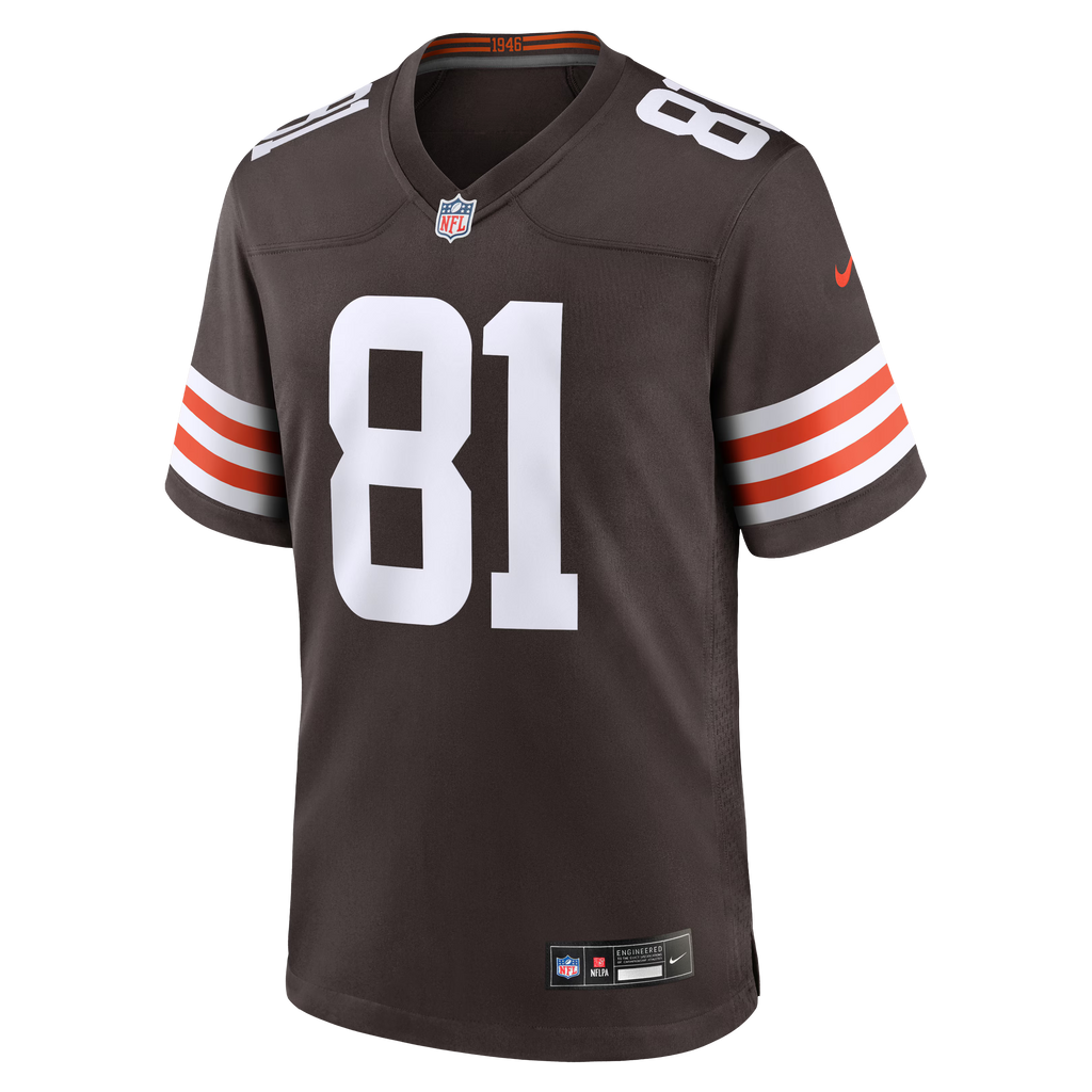 Cleveland Browns Luke Floriea Brown Team Game Jersey