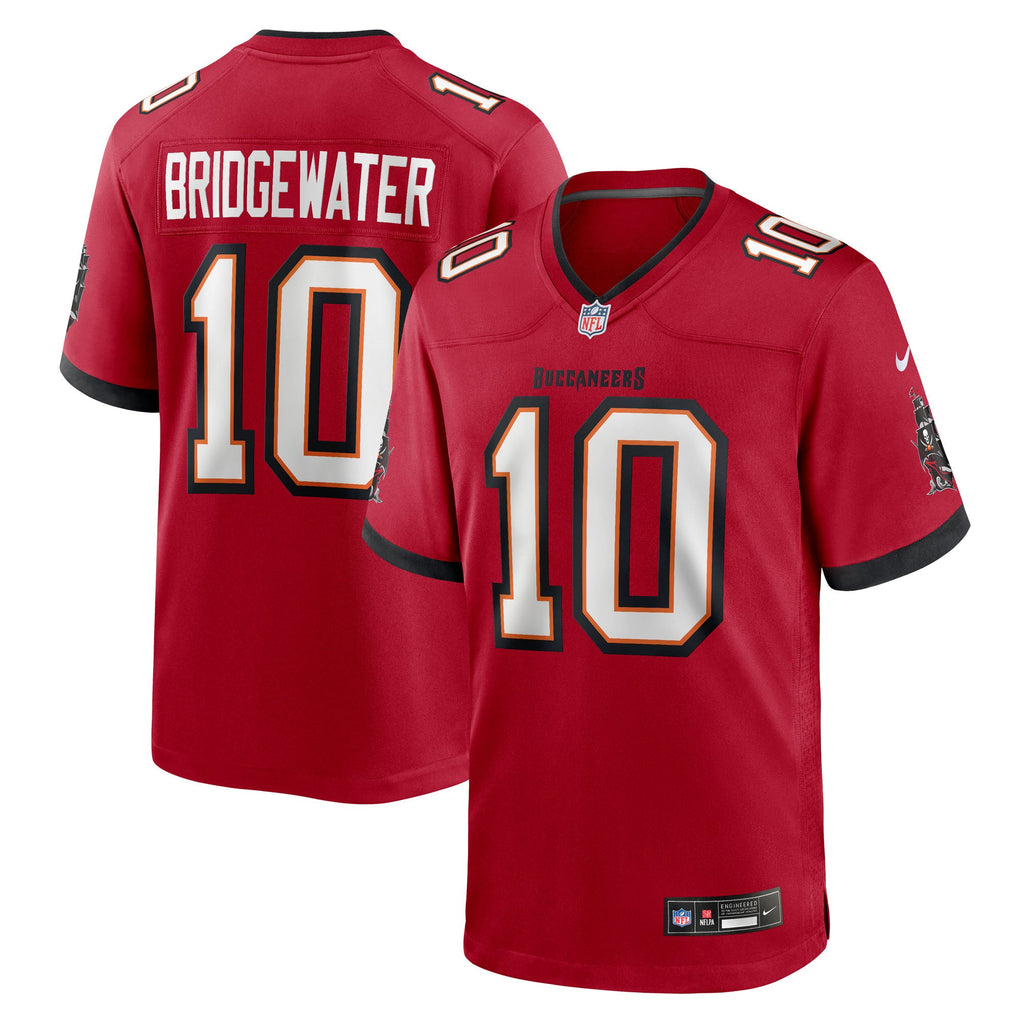 Tampa Bay Buccaneers Teddy Bridgewater Red Team Game Jersey