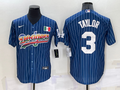 Men's Los Angeles Dodgers Chris Taylor #3 Blue Authentic Game jersey