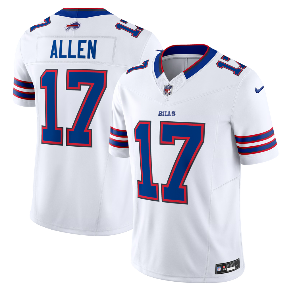 Buffalo Bills Josh Allen White Vapor F.U.S.E. Limited Jersey