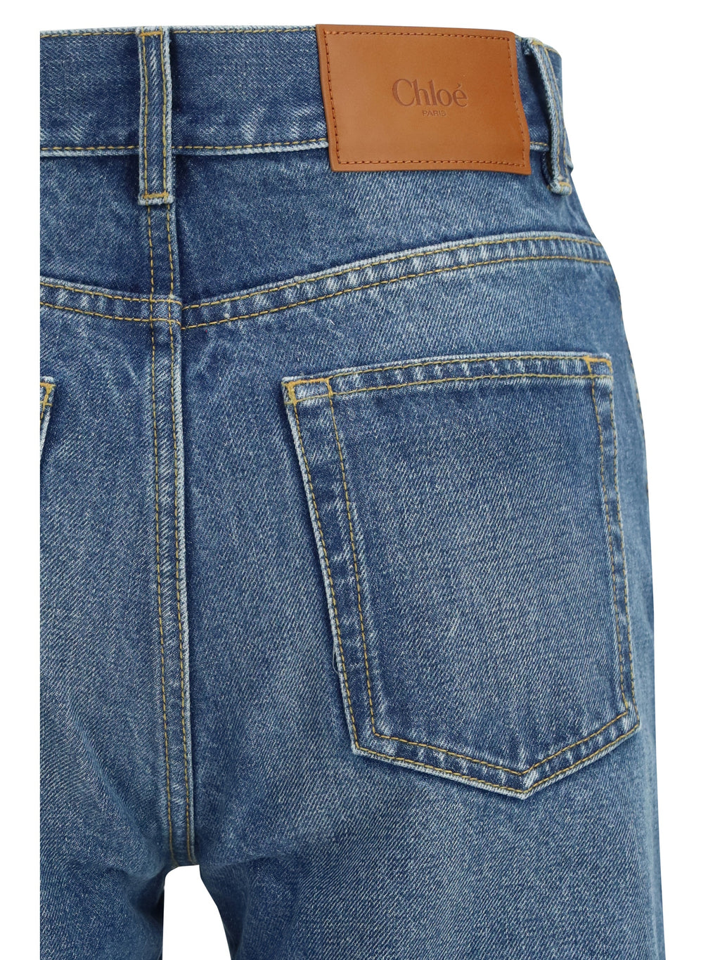Chloé Women Jeans Flared In Organic Cotton Denim