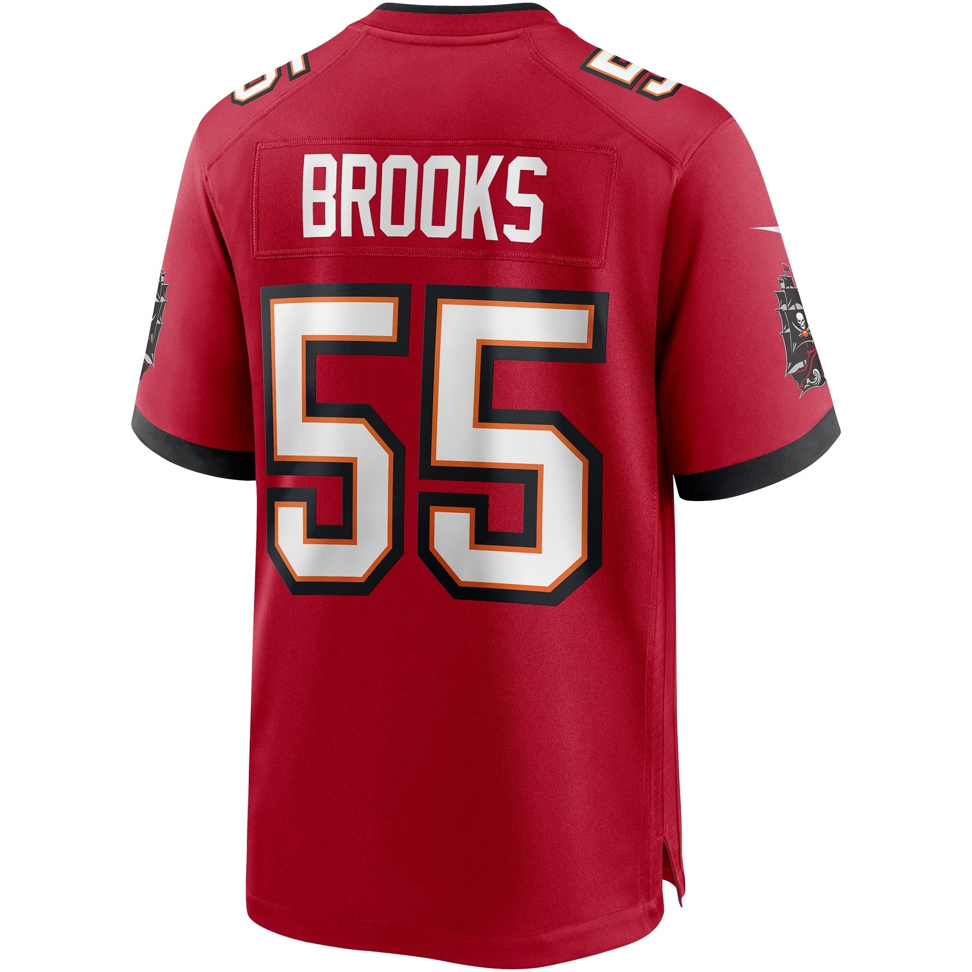 Tampa Bay Buccaneers Derrick Brooks Red Game Retired Player Jersey