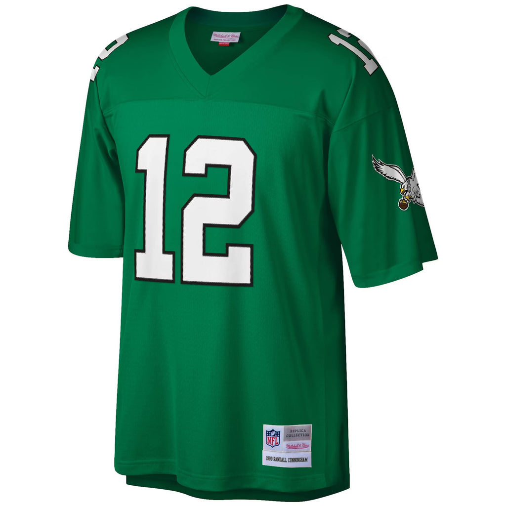 Philadelphia Eagles Randall Cunningham Mitchell & Ness Kelly Green Legacy Replica Jersey