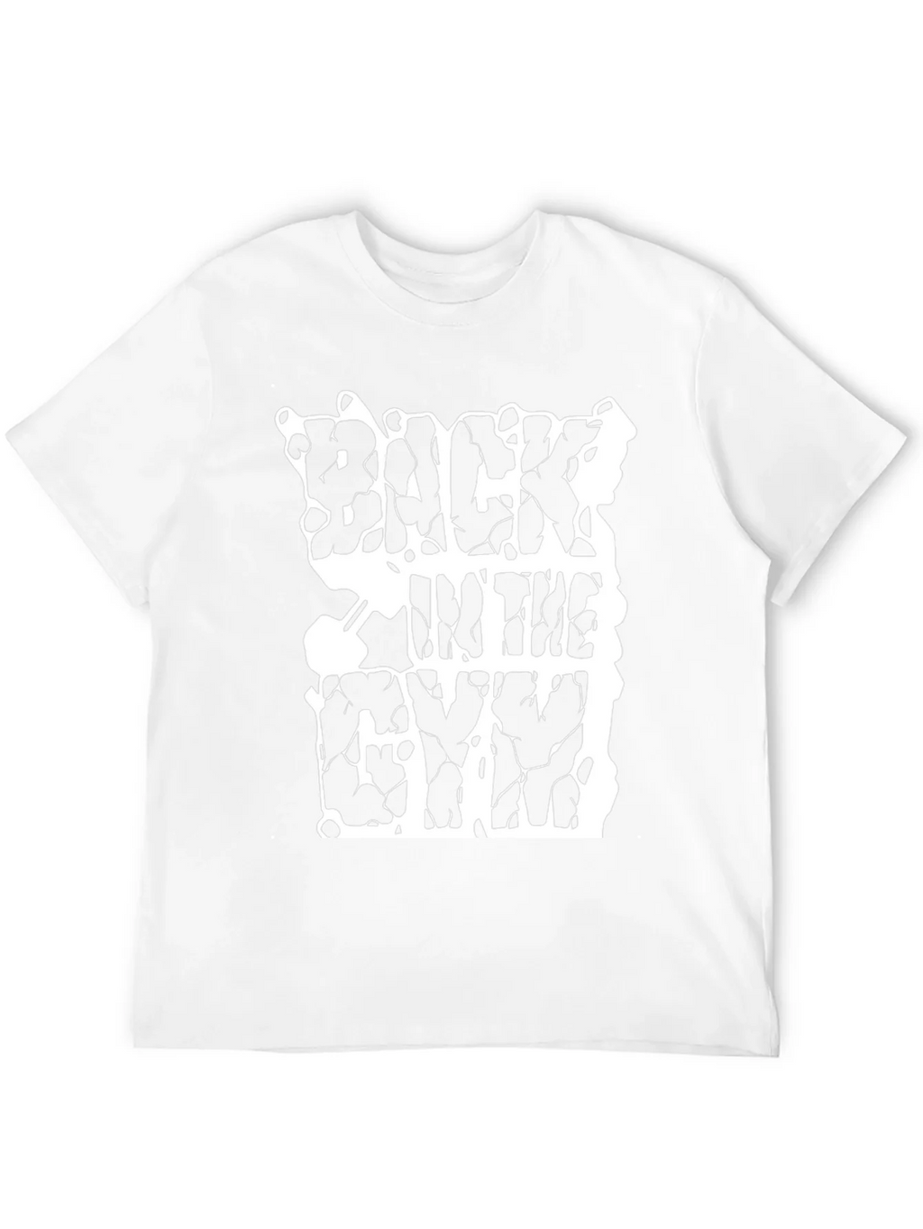 Back In The Gym Black T-Shirt Workout Graphic