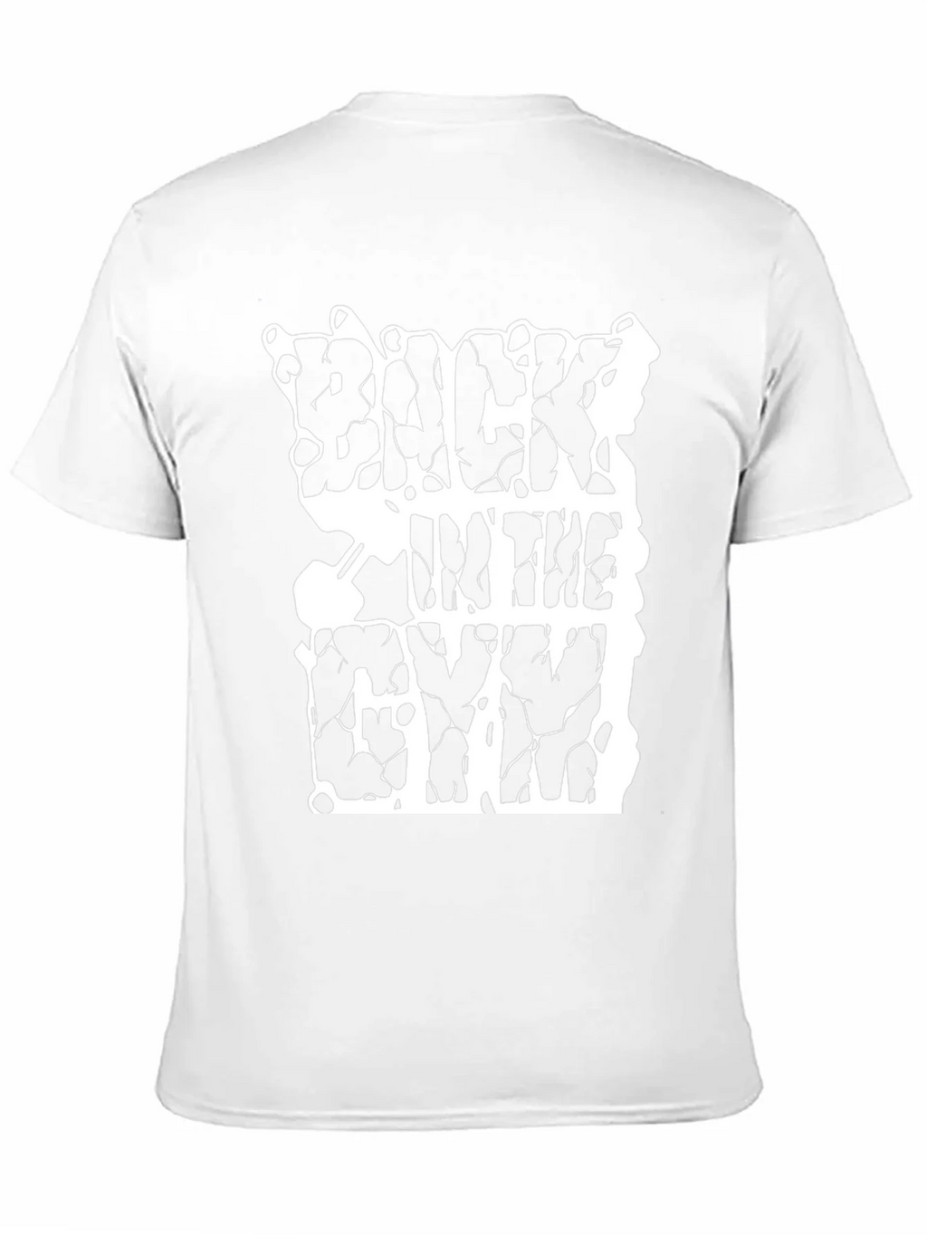 Back In The Gym Black T-Shirt Workout Graphic