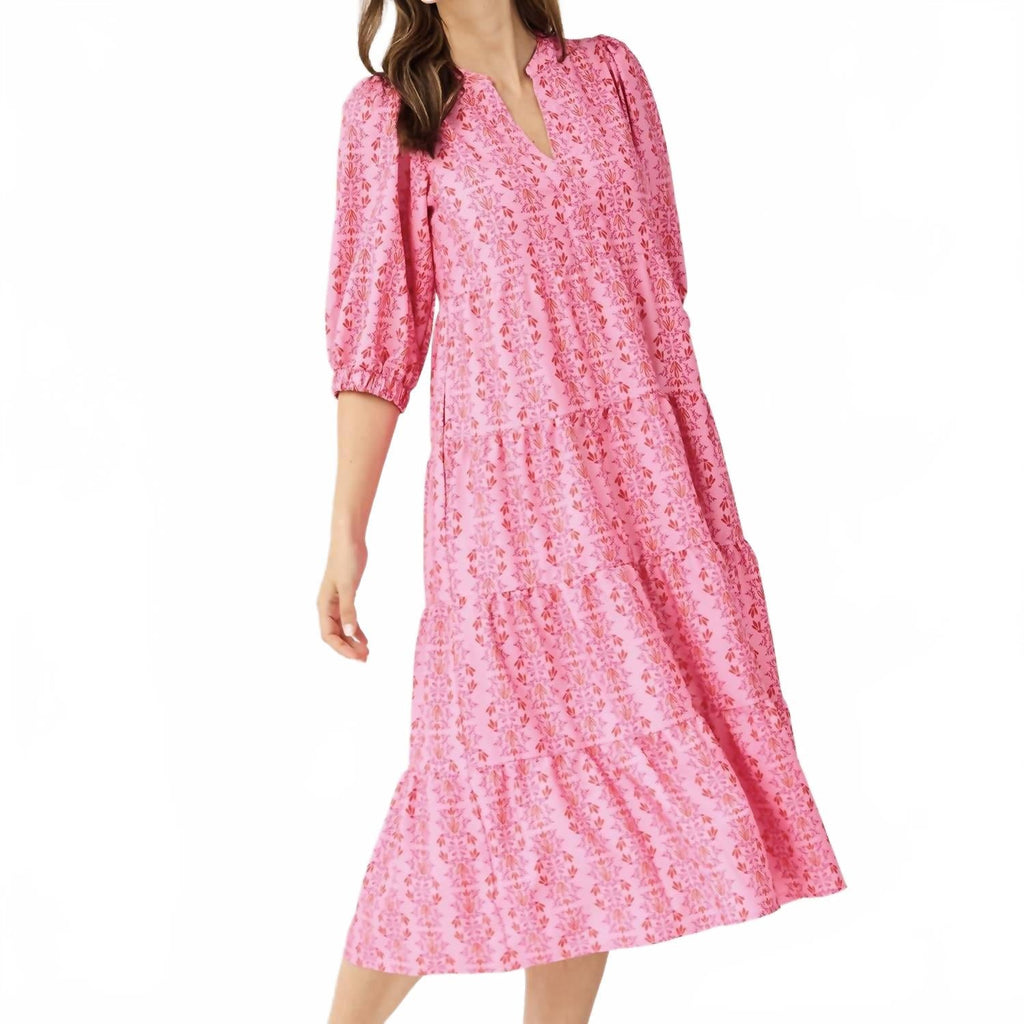 Cameron Midi Dress In Heirloom Vine