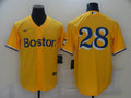 Men's Boston Red Sox J.D. Martinez #28 Gold City Connect Replica Player Jersey1