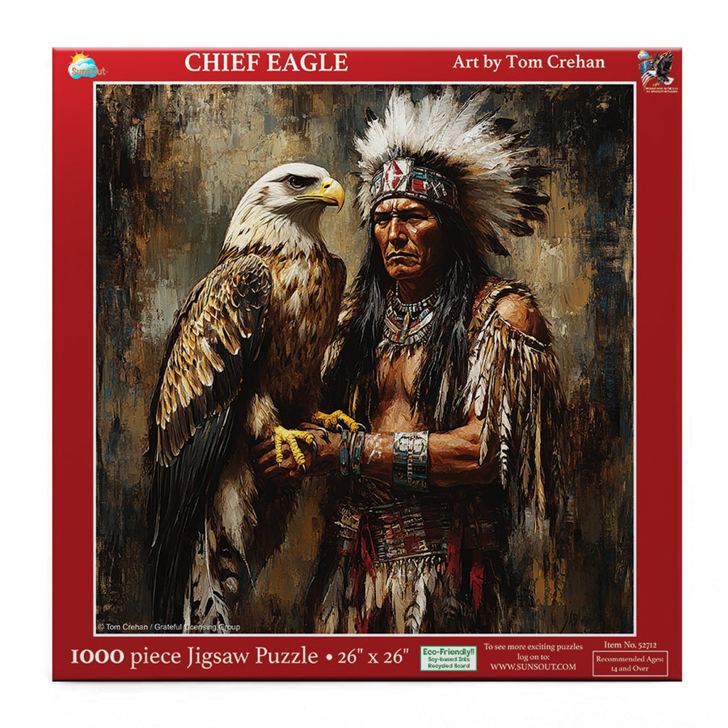Chief Eagle 1000 piece Jigsaw Puzzle for Adults