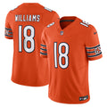 Chicago Bears Caleb Williams Orange Vapor F.U.S.E. Limited Jersey
