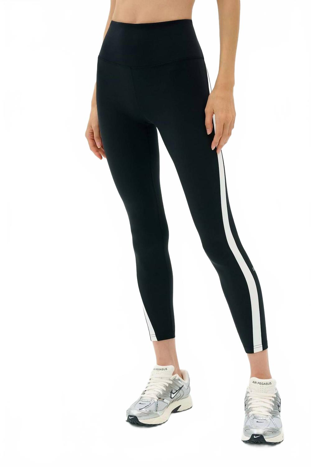 Miles High Waist Rigor Legging In Black/white