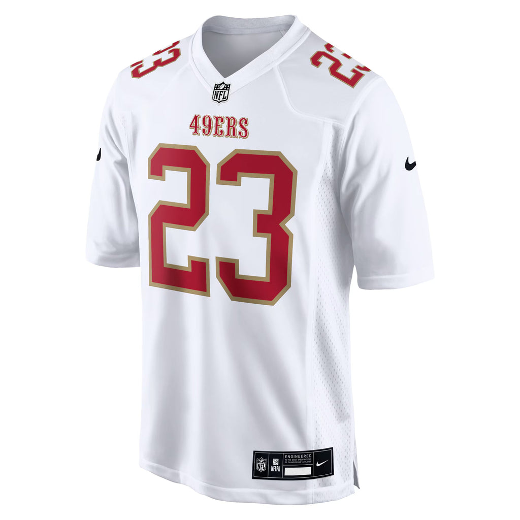 San Francisco 49ers Christian McCaffrey White Fashion Game Jersey
