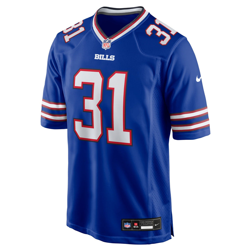 Buffalo Bills Maxwell Hairston Royal 2025 NFL Draft First Round Pick Game Jersey