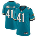 Jacksonville Jaguars Josh Hines-Allen Teal Prowler Throwback Player Game Jersey