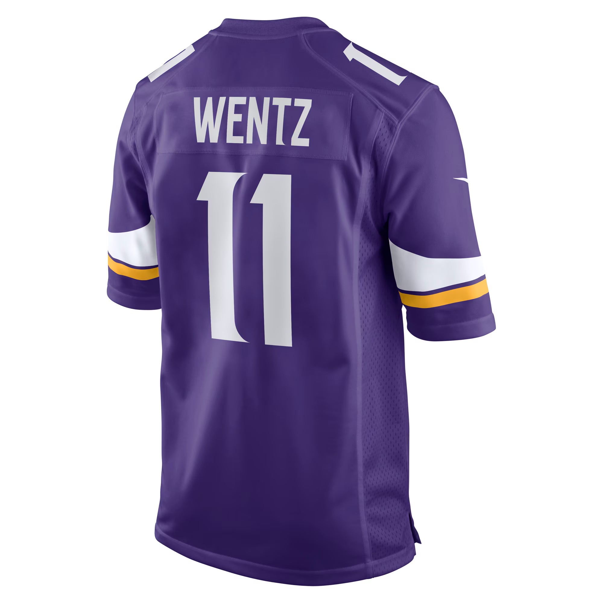 Minnesota Vikings Carson Wentz Purple Team Game Jersey