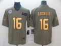 Men's Seattle Seahawks Tyler Lockett #16 Brown Game Jersey