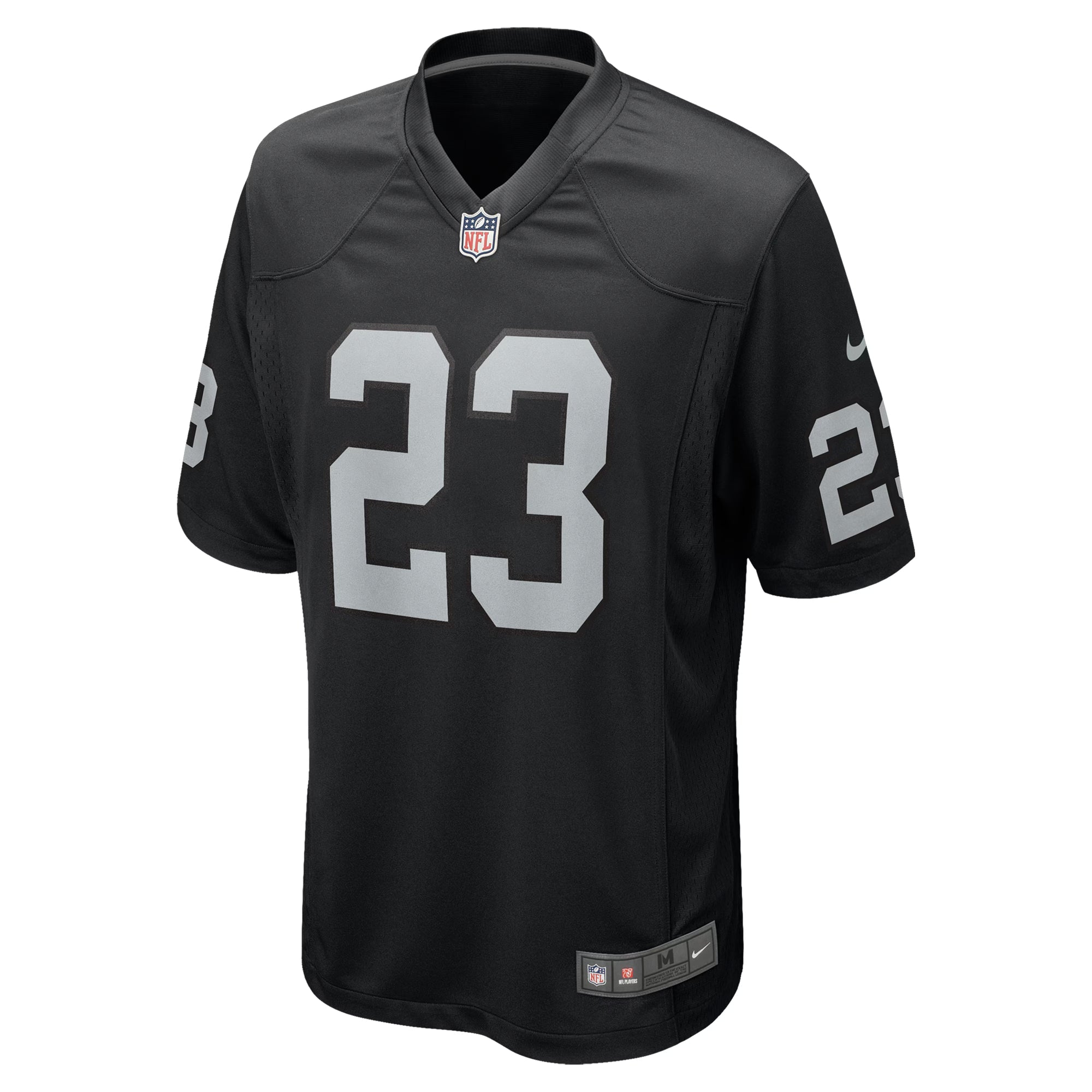 Las Vegas Raiders Dylan Laube Black Team Game Jersey