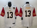 Men's San Francisco 49ers Brock Purdy #13 White Player Game jersey