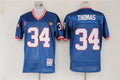 Men's Buffalo Bills Thurman Thomas Mitchell & Ness Blue Legacy Replica Player jersey