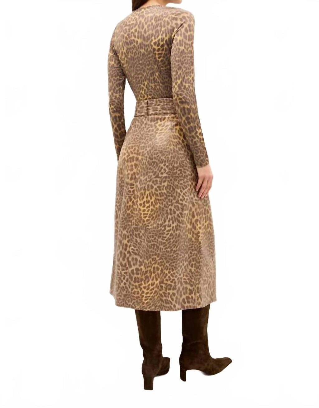Chelsea Midi Skirt In Leopard