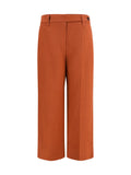 Brunello Cucinelli Women Cigarette Pants In Fluid Viscose And Linen Twill