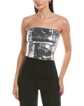 Guizio Sequin Tube Top