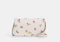 NWT Coach Anna Foldover Clutch/ Crossbody Bag With Heart Print