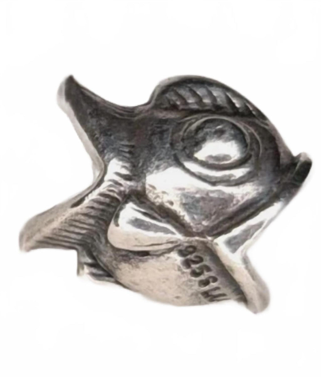 Women's Neither Fish Nor Bird Bead Charm In Silver