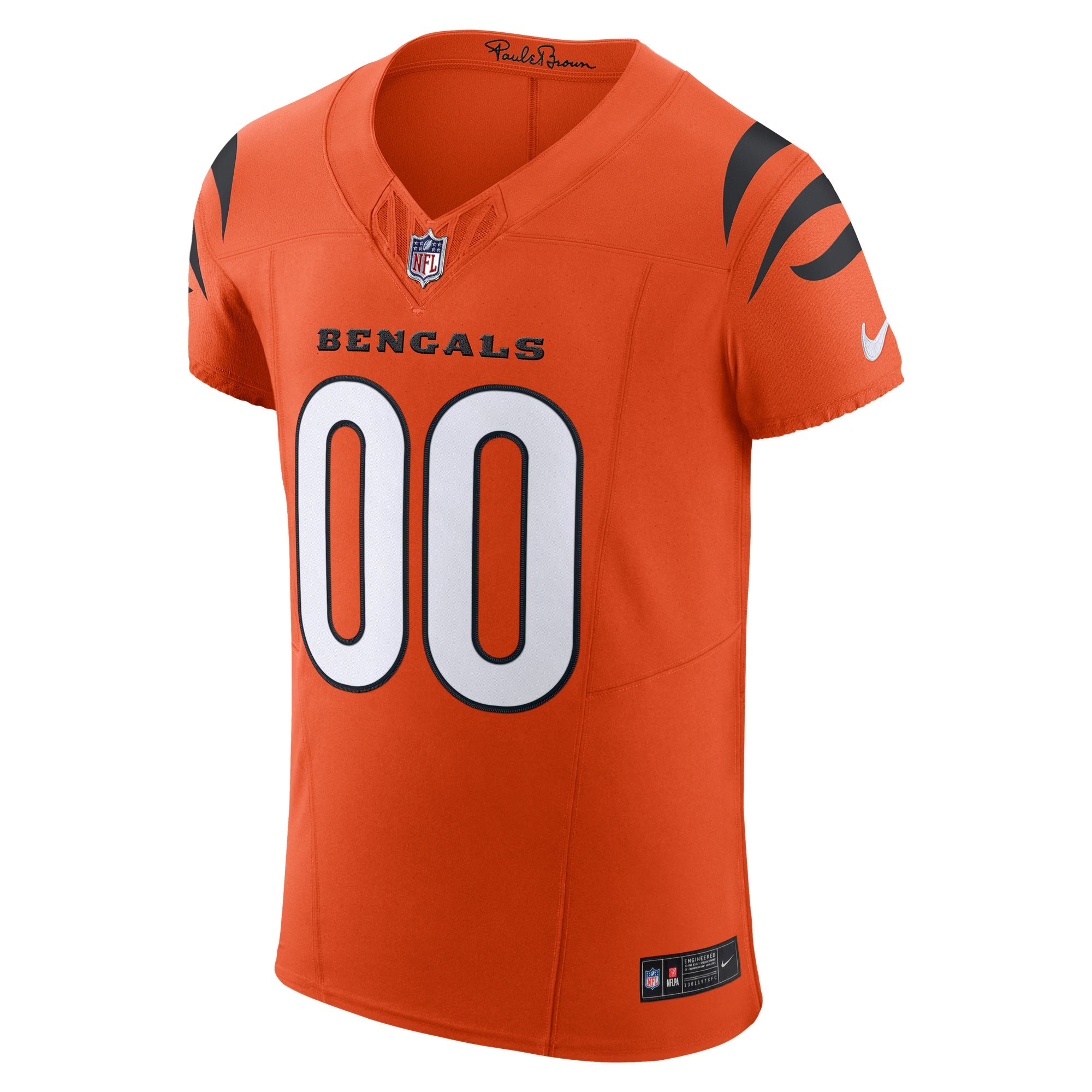 Cincinnati Bengals Orange Alternate Vapor F.U.S.E. Elite Custom Jersey