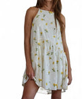 Daisy Summer Dress In Cream Multi