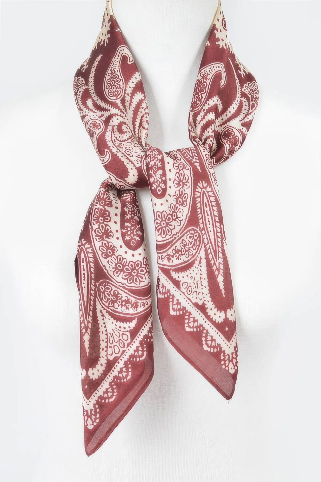 Classic Paisley Multi Print Scarf