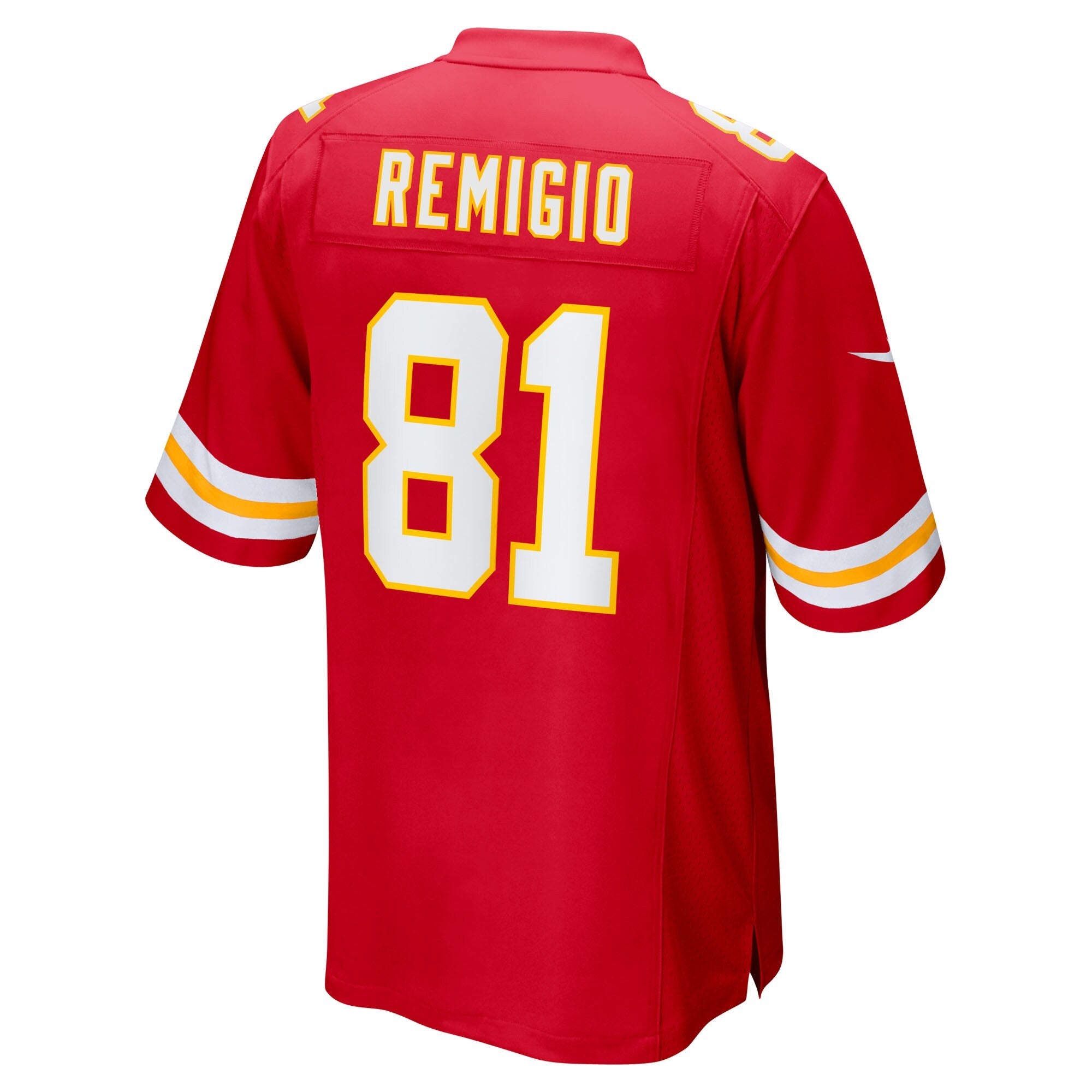 Kansas City Chiefs Nikko Remigio Red Team Game Jersey