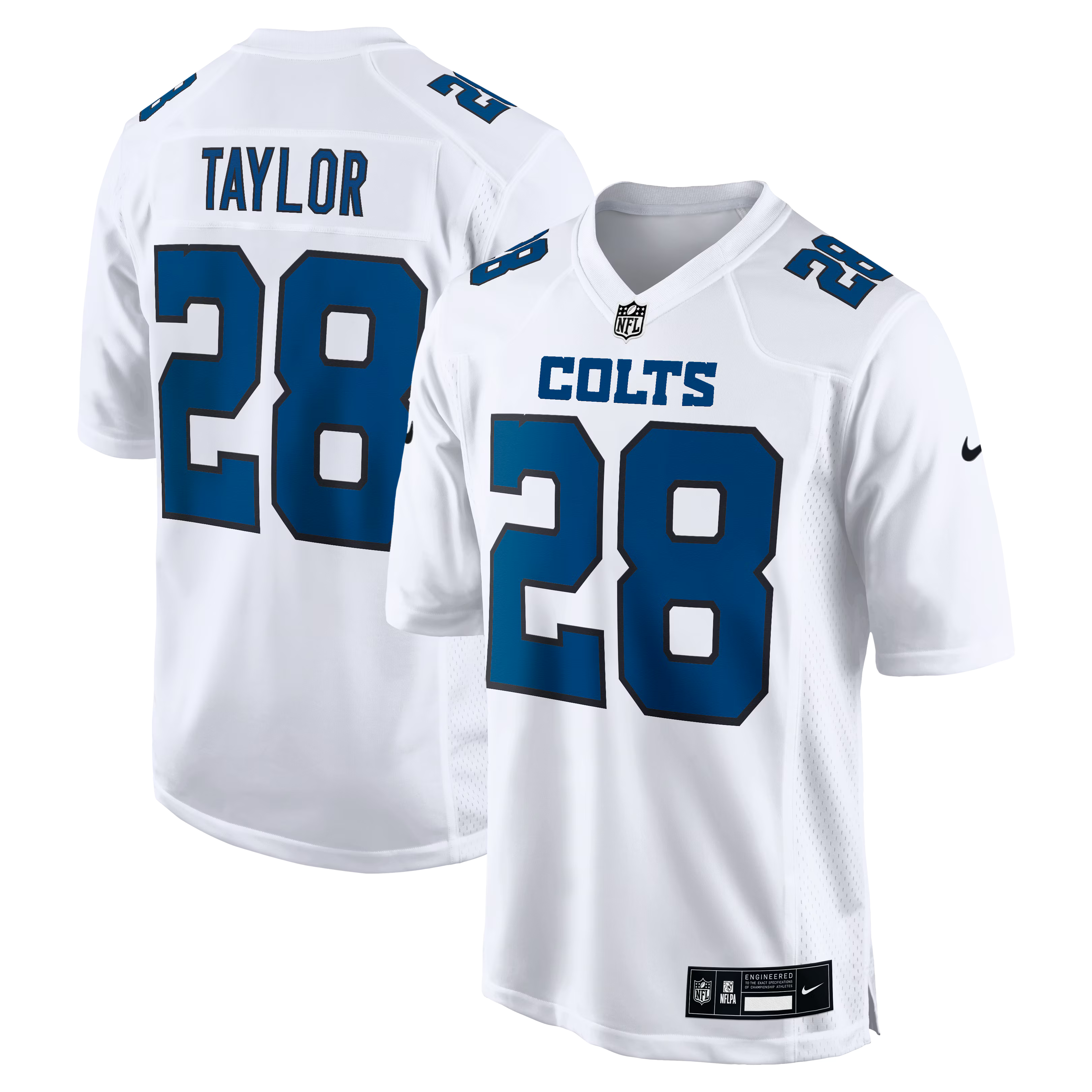 Indianapolis Colts Jonathan Taylor Tundra White Fashion Game Jersey